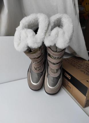 Женские зимние непромокаемые ботинки сапоги мембрана термо primigi р.385 фото