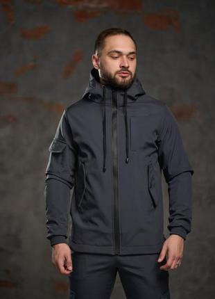 Куртка softshell "intruder" серая