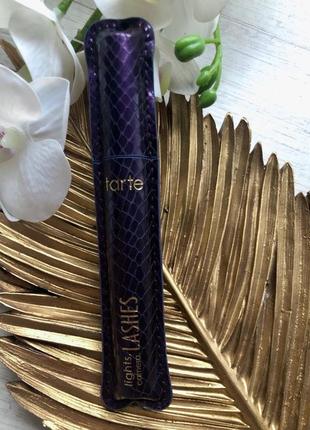 Чорна туш Tarte lights camera lashes mascara туш для вій