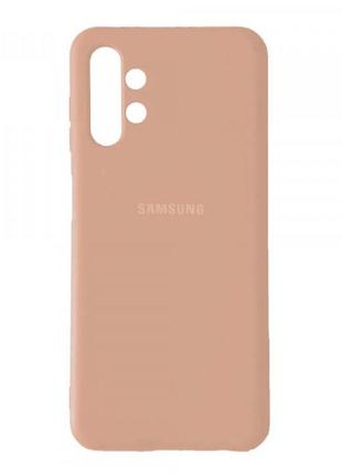 Силиконовый чехол soft silicone case для samsung a13 (a135) пудровый (бампер)