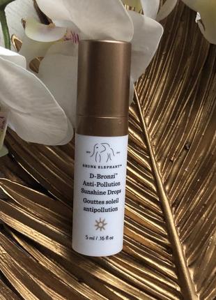 Бронзирующие капли сыворотка с пептидами drunk elephant d-bronziTM bronzing drops with peptides mini in universal bronze