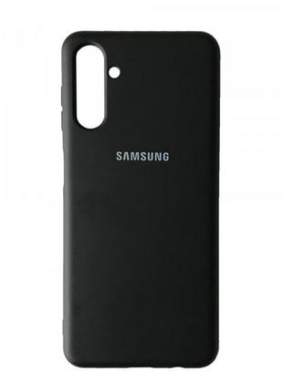 Силиконовый чехол soft silicone case для samsung a04s (a047) чёрный (бампер)