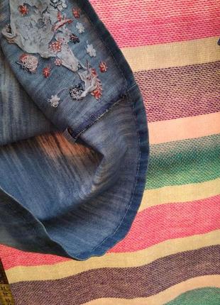Летний джинсовый сарафан, турция, 9-12-18мес5 фото