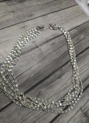 Укорочене вінтажне кольє бренду sarah coventry