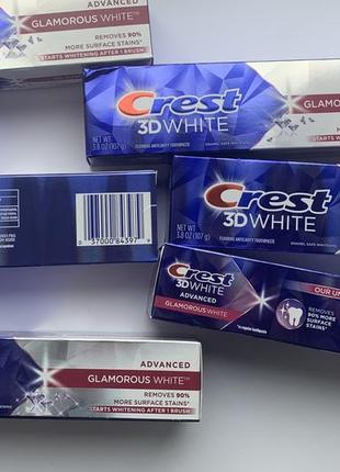 Відбілююча зубна паста crest 3d white luxe glamorous white2 фото
