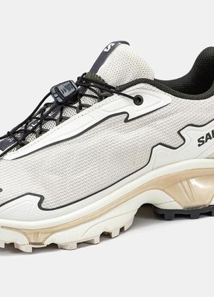 Мужские кроссовки salomon xt-slate beige white 40-41-42-43-44-458 фото