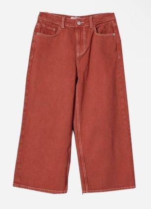 Джинсы 👖 bershka culotte,кюлоты4 фото