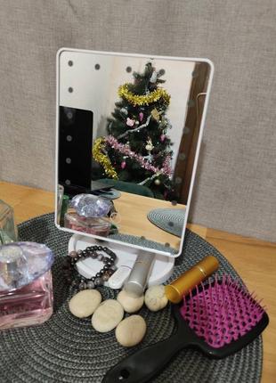 Косметическое зеркало с подсветкой led ♥️ зеркало для макияжа ♥️