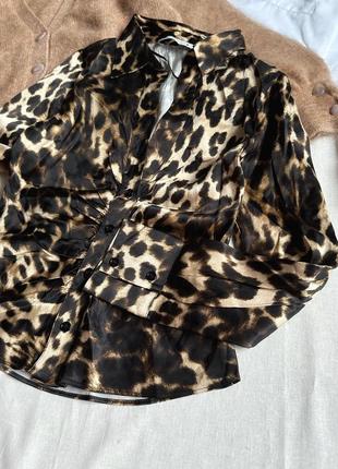 Леопардова сорочка атлас zara4 фото