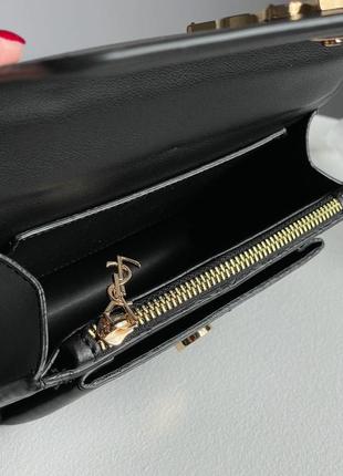 Жіноча сумка sunset mini chain black/gold4 фото