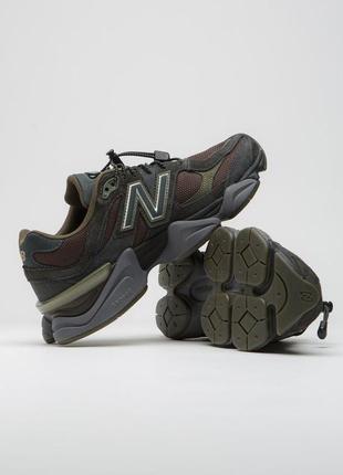 Кроссовки new balance 9060 “blacktop &amp; dark moss” premium