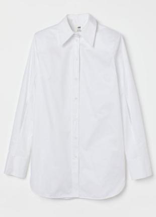 Белая рубашка h&amp;m studio collection4 фото