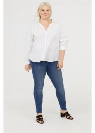 Стрейчеві джинси н&м великий розмір 48 скінні жіночі штани брюки стрейч батал1 фото