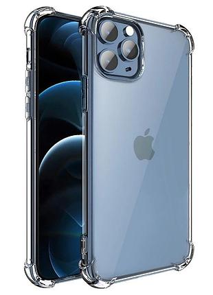 Прозорий чохол для iphone 13 pro ударостійкий силіконовий shockproof (бампер)