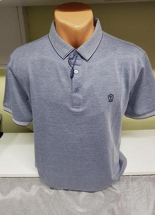 Поло футболка з коміром стандартні і збільшені розміри батал в кольорах туреччина6 фото