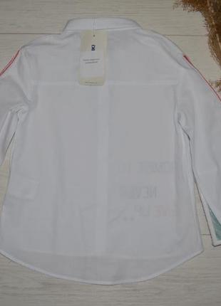 6 - 7 л 122 см новая рубашка блузка блуза для модниц легкая натуральная lc waikiki вайкики9 фото