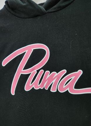 Спортивне худі кроп-топ світшот puma3 фото