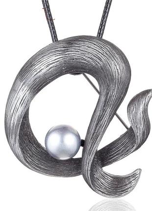 Большое металлическое украшение подвеска брошь колье ожерелье кулон. бижутерия