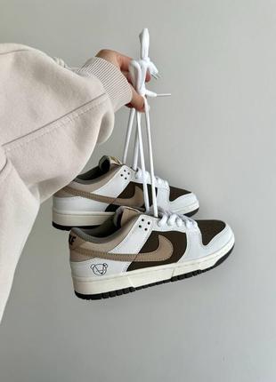 Женские кроссовки коричневые с белым в стиле cw2646 nike sb dunk ✔️
low “teddy bear brown 2.0” premium