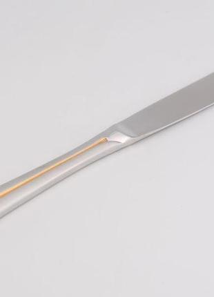 Gipfel столові ножі abell gold 6 шт. (неірж. сталь) 6256 gipfel "kg"
