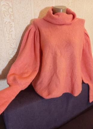 😍 светр свитер джемпер кофта женская с обьемными рукавами свободный