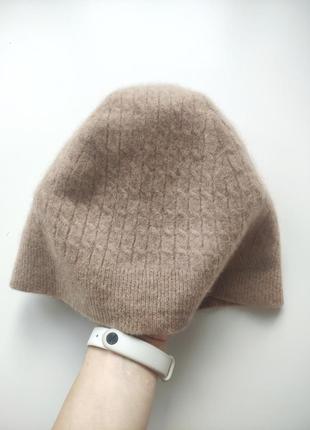 Allsaints: turner beanie 100% cashmere - кашемировая шапка культового бренда