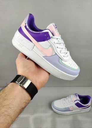 Nike air force 1 shadow white&blue