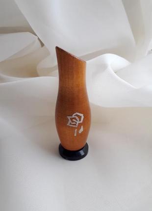 Вінтажні парфуми болгарська троянда в дерев'яному флаконі ссер