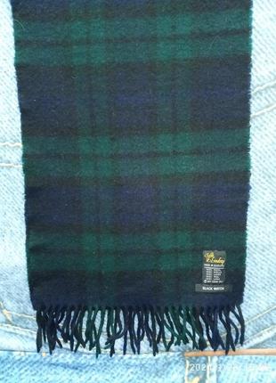 Шарф шерстяной lindsay винтажный шотландия № 28