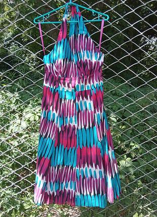 Платье сарафан шёлк котон monsoon s,m