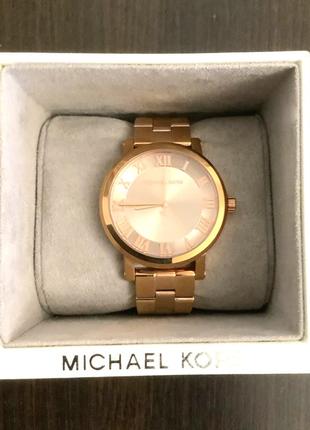 Годинник michael kors women's norie rose gold-tone watch mk35612 фото