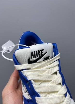 Найк данк лов nike dunk low disrupt 2 white university blue6 фото