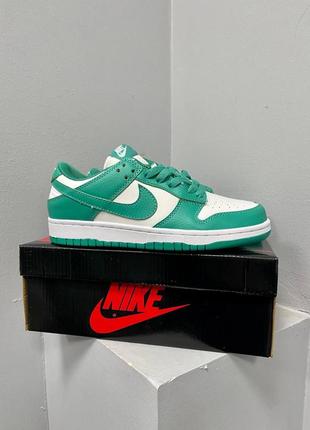 Найк данк полов nike sb dunk low 'green'9 фото