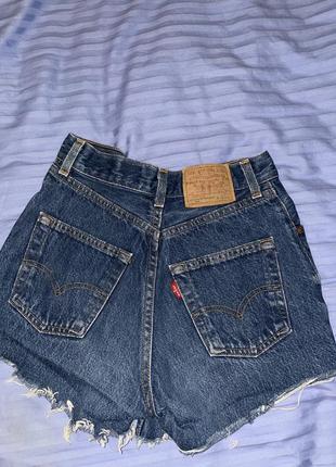 Винтажные джинсовые шорты levi`s, оригинал1 фото