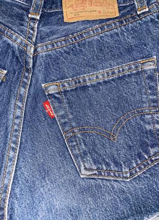 Винтажные джинсовые шорты levi`s, оригинал2 фото