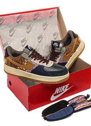 Кроссовки nike air force 1 low travis scott cactus jack8 фото