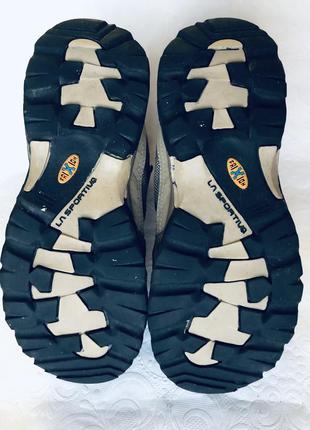 Ботинки треккинговые туристические la sportiva коричневые хаки8 фото