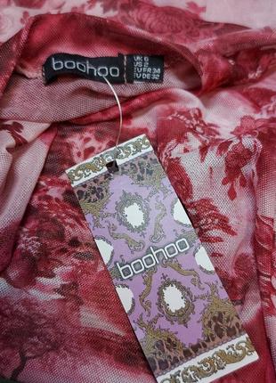 Платье сетка в китайском стиле boohoo4 фото