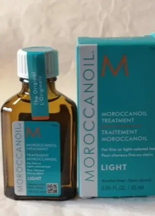 Moroccanoil treatment for fine and light-colored hair масло для волос.