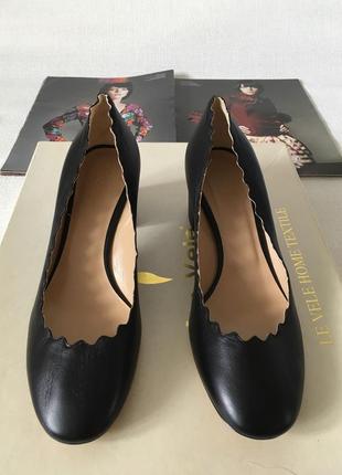 Туфли кожаные