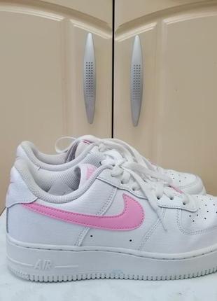 Кросiвки nike air force 1 white pink