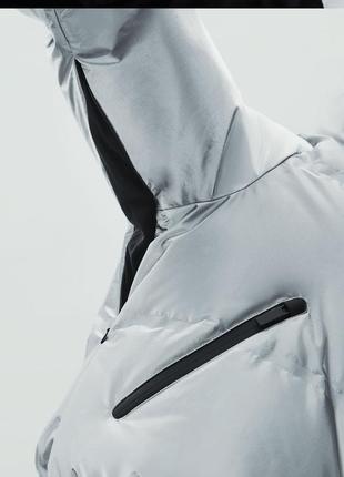 Пуфер зара zara ski collection пуховик куртка водо і вітро непроникна плащівка тканина8 фото