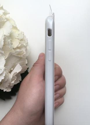 Чехол силиконовый для iphone 7/8 белого цвета silicone case2 фото