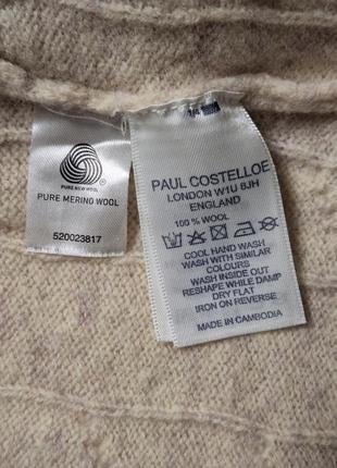 Джемпер paul costelloe, 100% шерсть мериноса6 фото