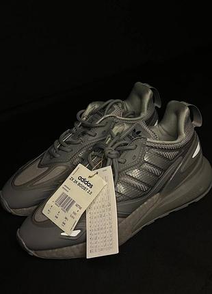 Kpocibkи adidas zx 2k boost 2.0 grey