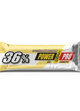 Батончик power pro36% протеина, пломбирини, 60гр/20