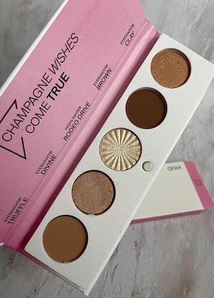 Палетка тіней + хайлайтер ofra signature luxe palette