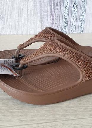 Crocs слоун ombre diamante flip в'єтнамки w4 33-345 фото