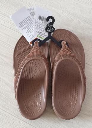 Crocs слоун ombre diamante flip в'єтнамки w4 33-346 фото