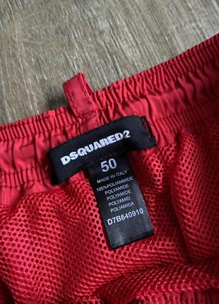 Шорты для плавания dsquared2 boys icon swimshorts red4 фото